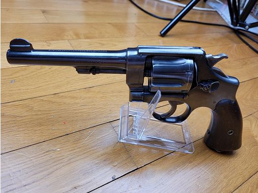 Legendarische revolver Smith&Wesson 1917 – 45 ACP – US PROPERTY – 1e serie – Museumstaat