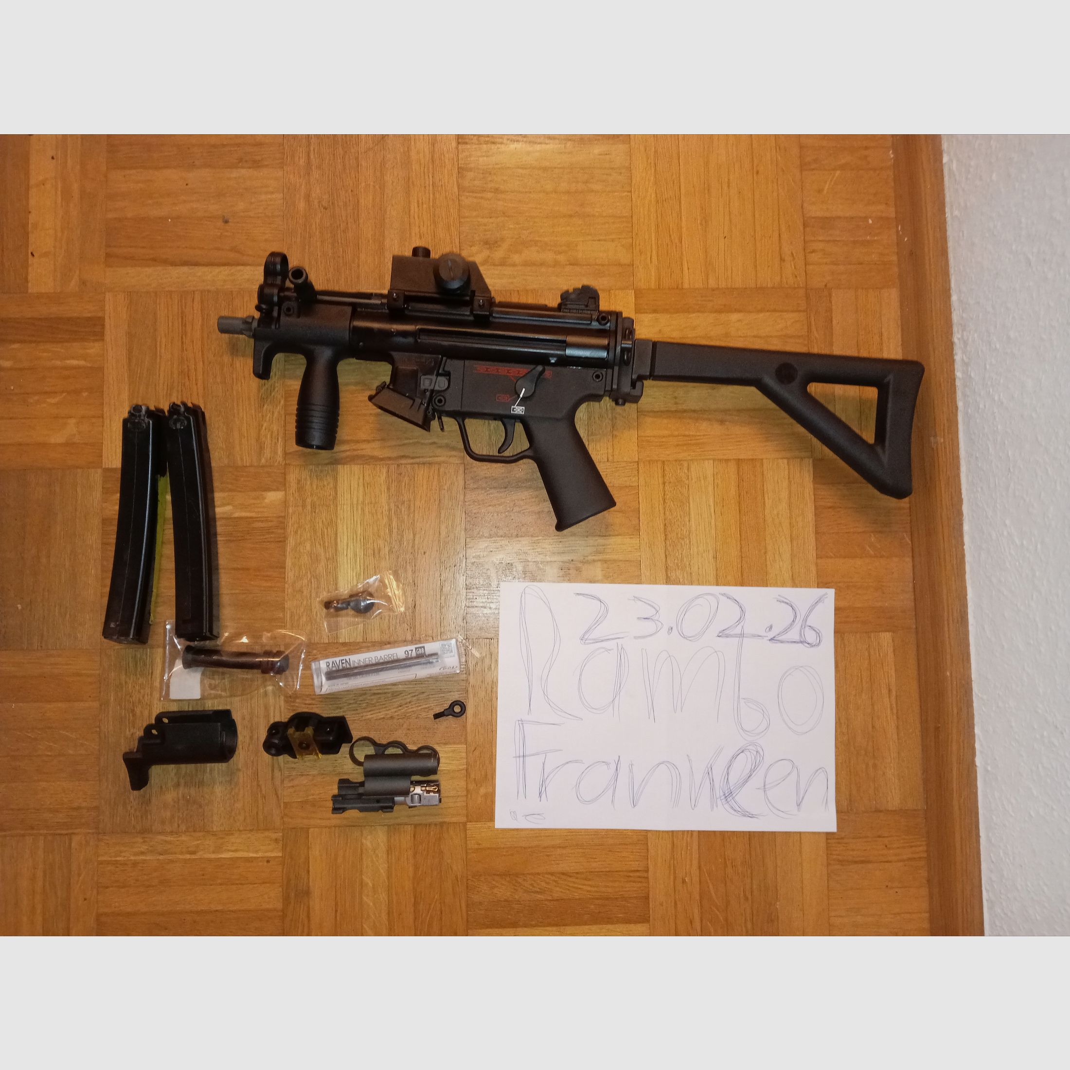 VFC MP5K PDW GBB V2 Umbau + Tuning