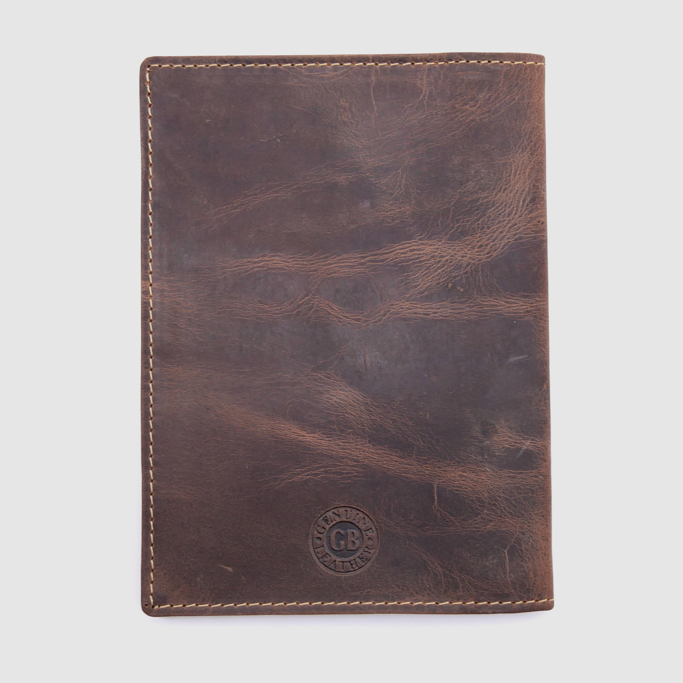 Greenburry leather hunting license folder ID folder case deer brown 328-stag-25