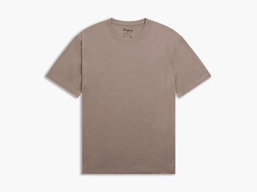 Bergans Merino Light Tee Men Rock Taupe S