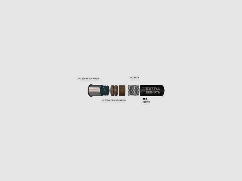 Patronen 20/70 Extra Bismuth 28G PB8 X10, Bild 2 von 2