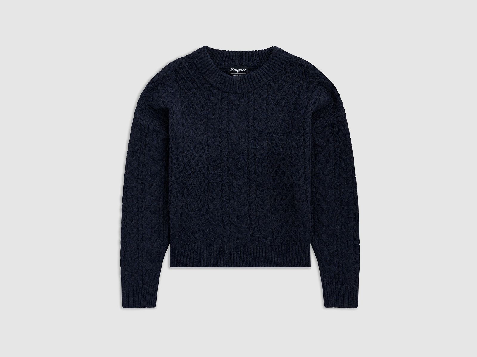 Bergans Lofoten Knitted Wool Sweater Men Dark Navy XXL