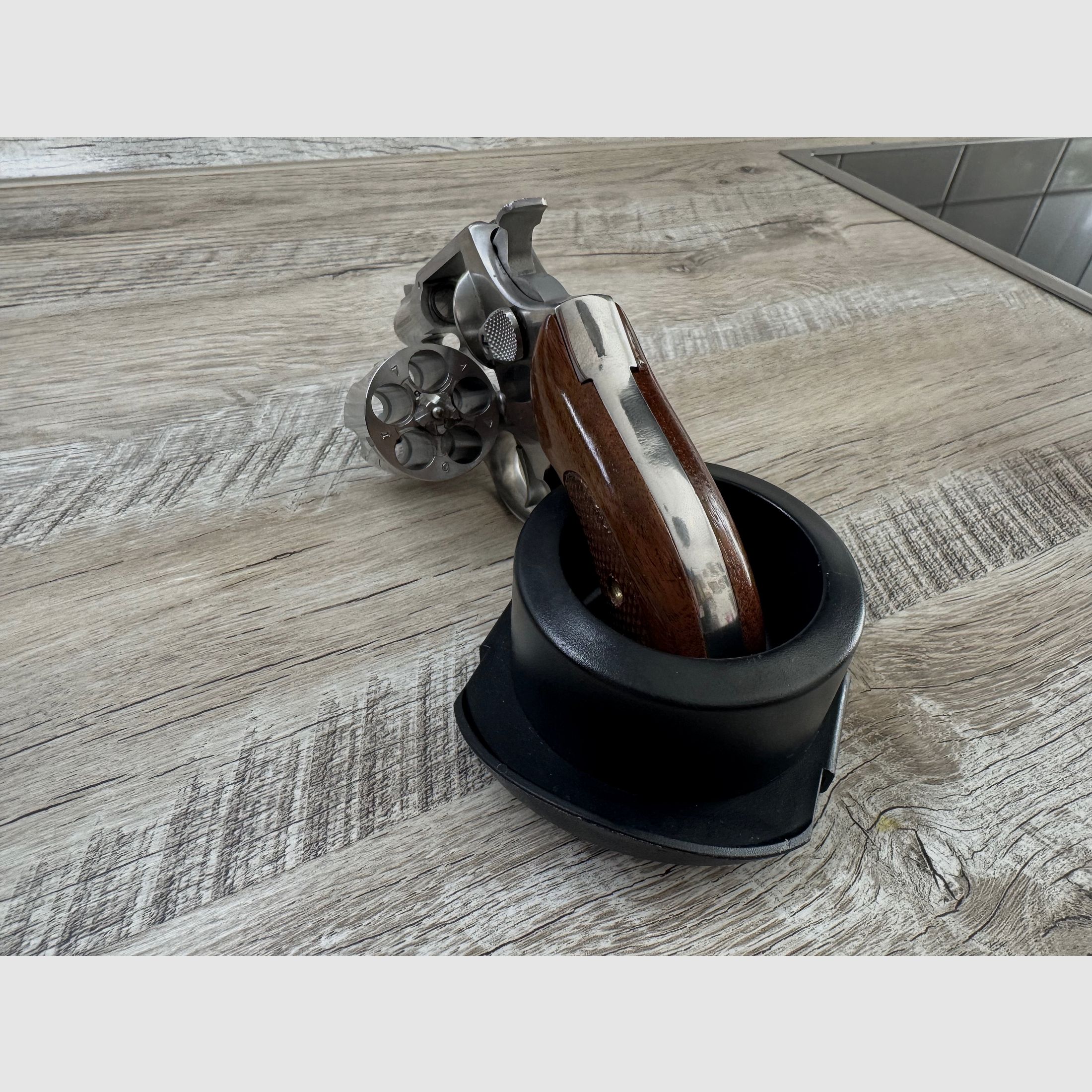 Rossi M87 Edelstahl – .38 Special Revolver mit Holzgriff 