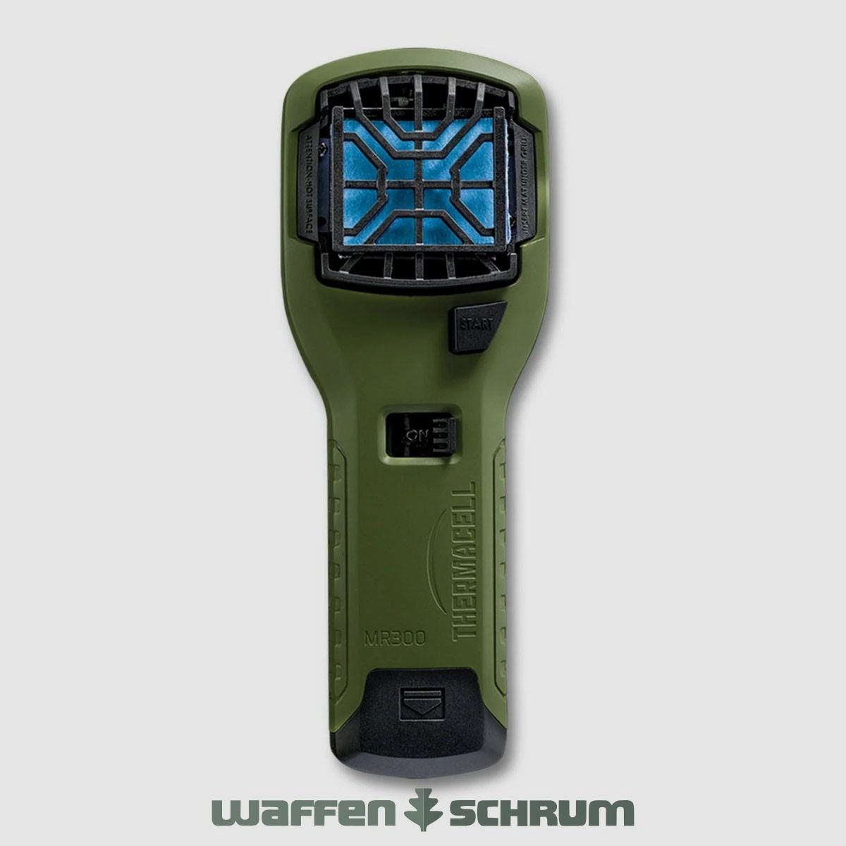 Thermacell Mückenabwehr Handgerät MR-300G mit Wirkstoff und Butanpatrone olive bis zu 12h Wirkzeit
