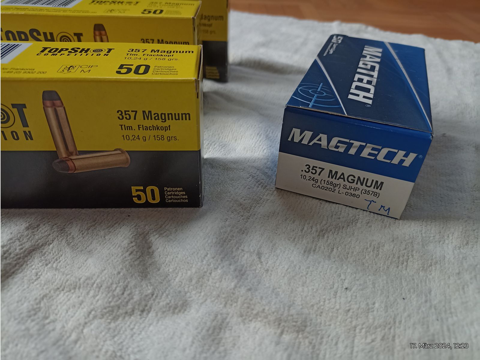 Munition .357 TopShot Magtech gesamt 200 Schuß