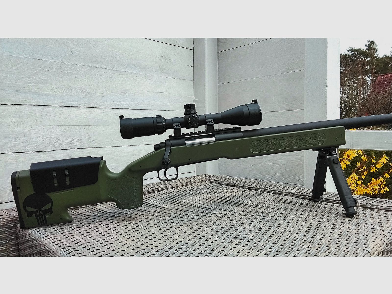 ASG McMillan M40A3 Sportline Karabin snajperski Bolt Action Springer 6mm BB Oliwkowy Marynarka Wojenna