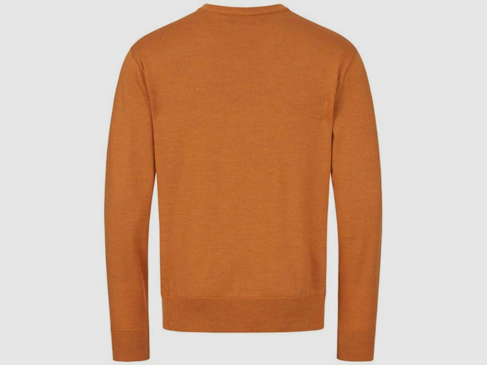 Blaser Merino maglione con scollo a V color ruggine, immagine 3 di 3