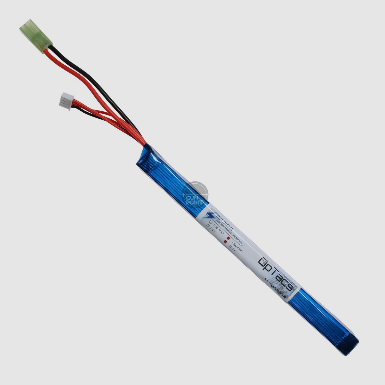 OpTacs LIPO 1000mAh 11.1V 25C Micro TAMIYA