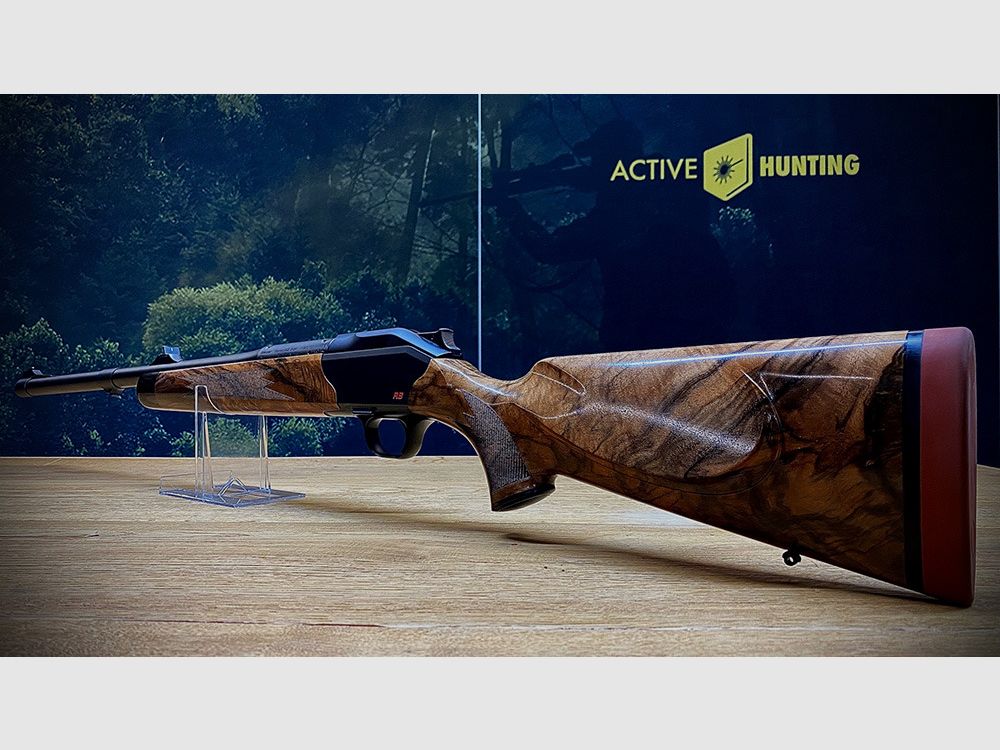 Blaser R8 Kilombero / HK 7 / Kal. .375 H. & H. Mag. / Offene Visierung / Kickstop / TRAUMWAFFE