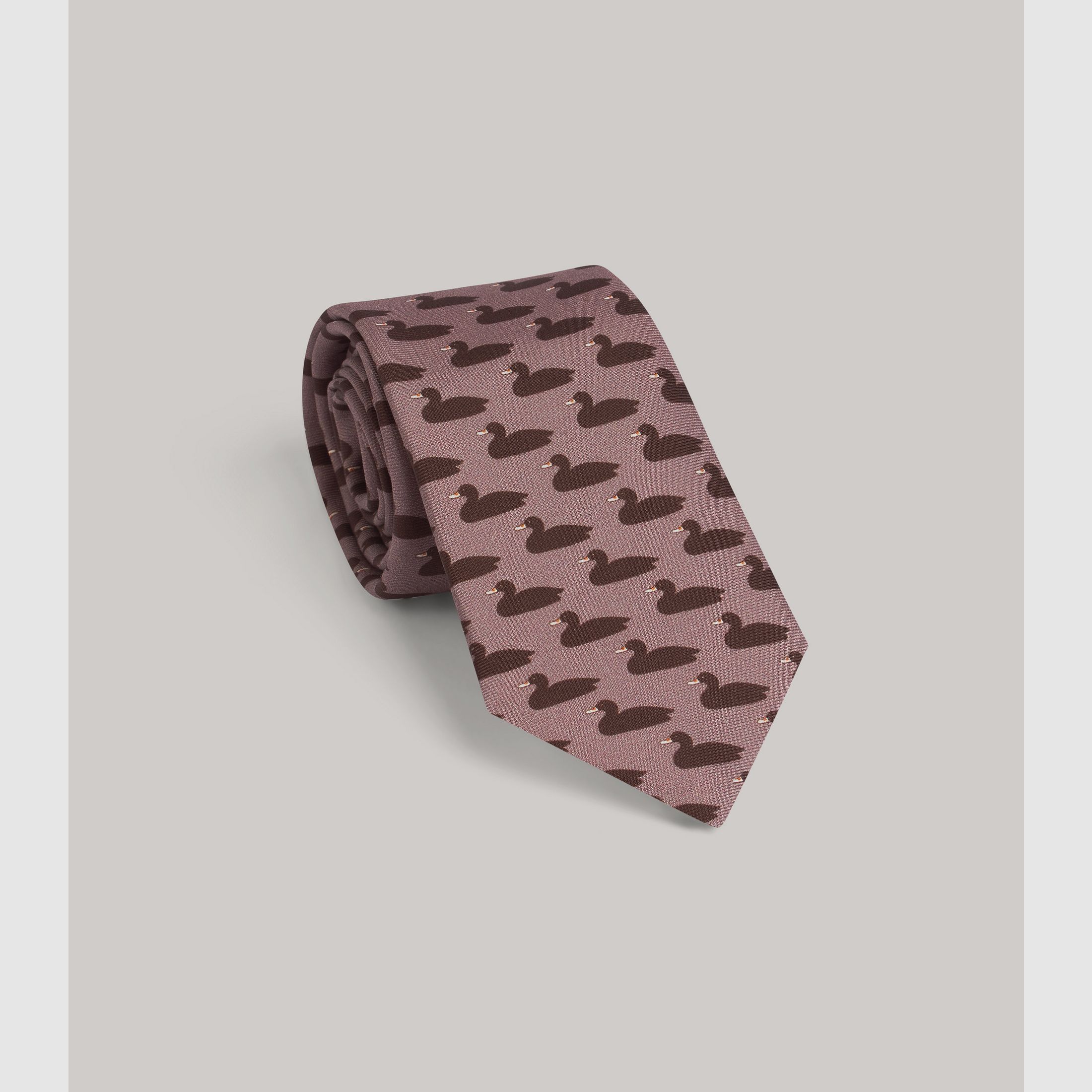 PURDEY DECOY DUCK TIE, TAUPE, billede 2 af 2