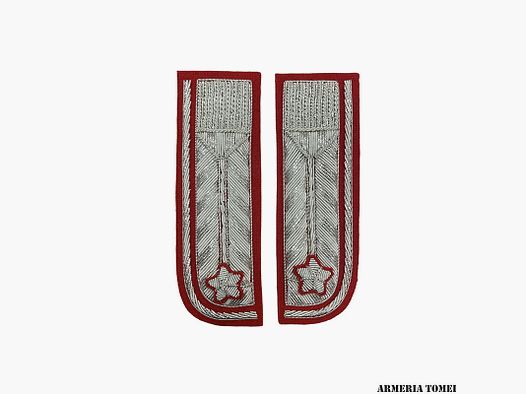 CARABINIERI – EMBROIDERED LIEUTENANT EPaulettes (WITH STAR) FOR ELEGANT UNIFORM/WINTER UNIFORM