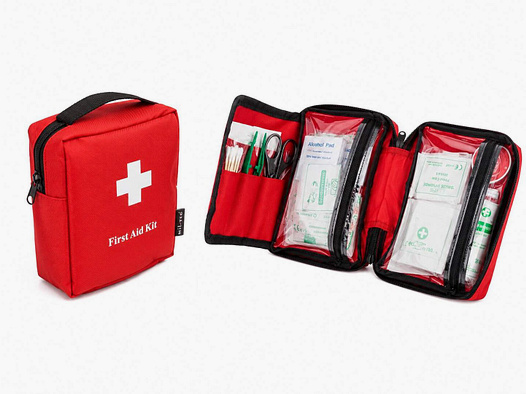 Mil-Tec First Aid Kit Large Red #16027000 | Compact First Aid Kit
