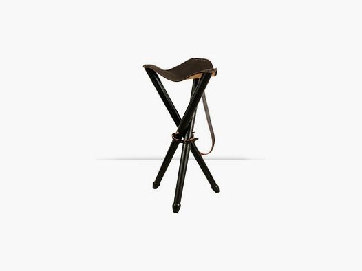 Wood and Leather Stool