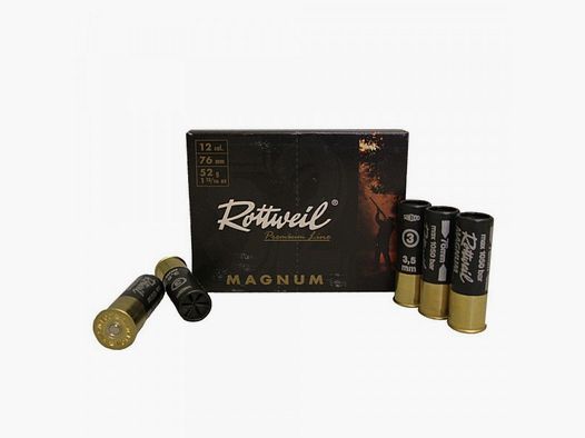 ROTTWEIL MAGNUM 12/76 - 3,5MM - 10 SCHUSS SCHROT