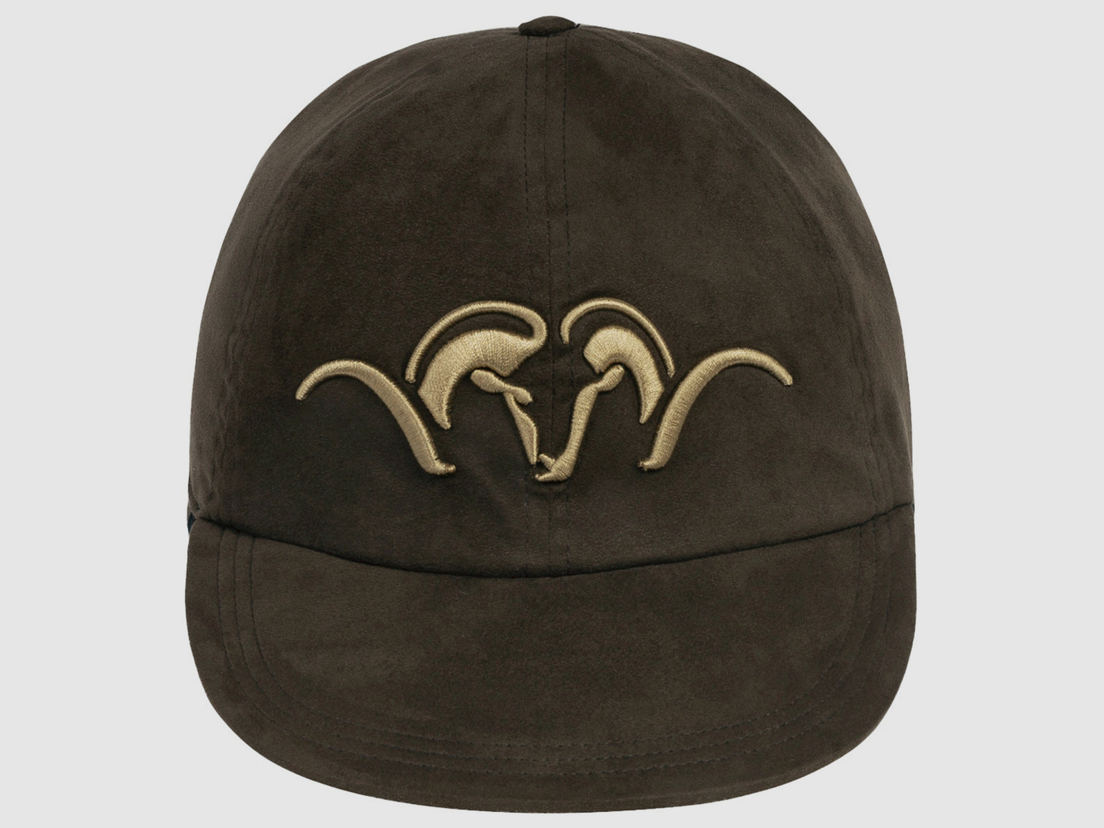 Cappello Blaser Isolato in Camoscio Arancione Fiammante