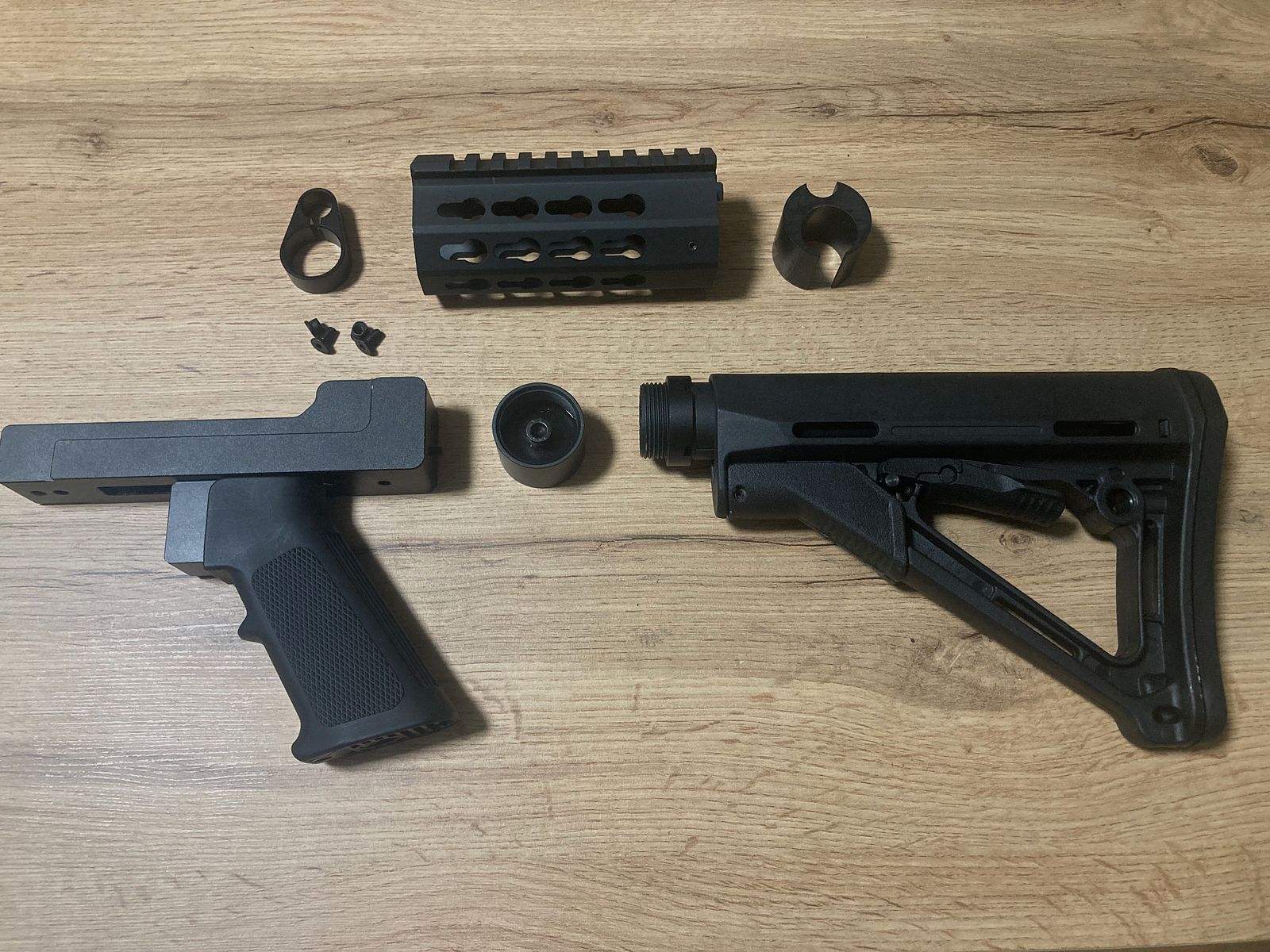 Taktischer Bodykit AR15 Stil für Diana Chaser Airbug Bandit Trailscout Stormrider CP1 CP2 PP800 PR900 Aluminium KEIN 3D Druck