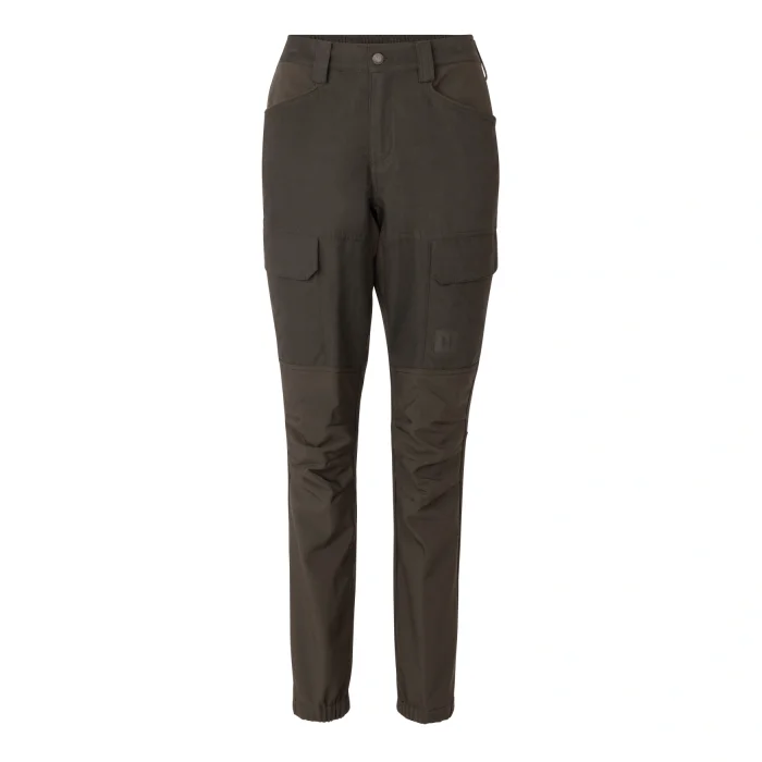 Spodnie damskie Harkila - Scandinavian - Shadow brown/Deep brown (102971059)