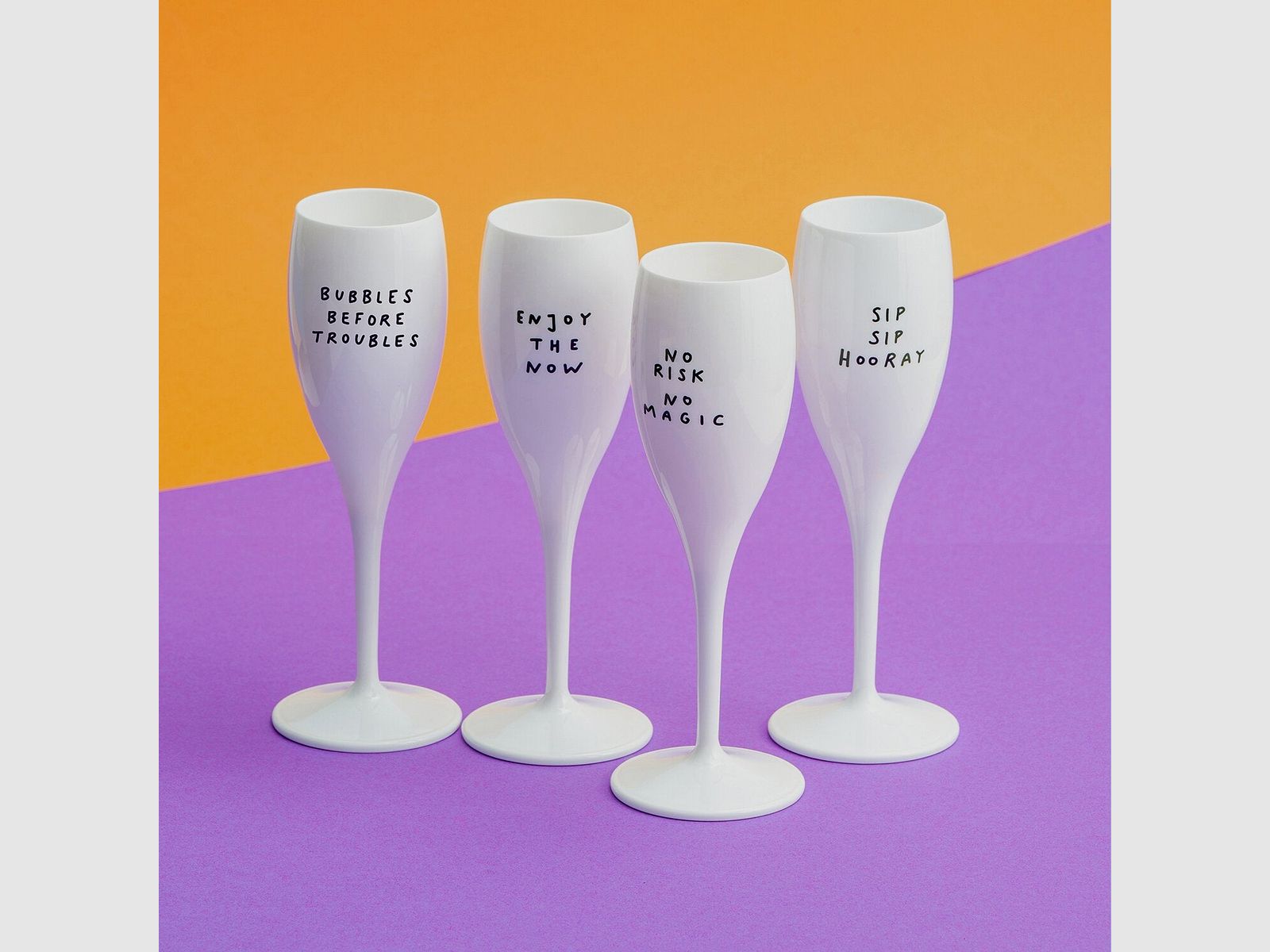 Bicchiere da champagne Cheers No. 1, set da 4, immagine 2 di 2