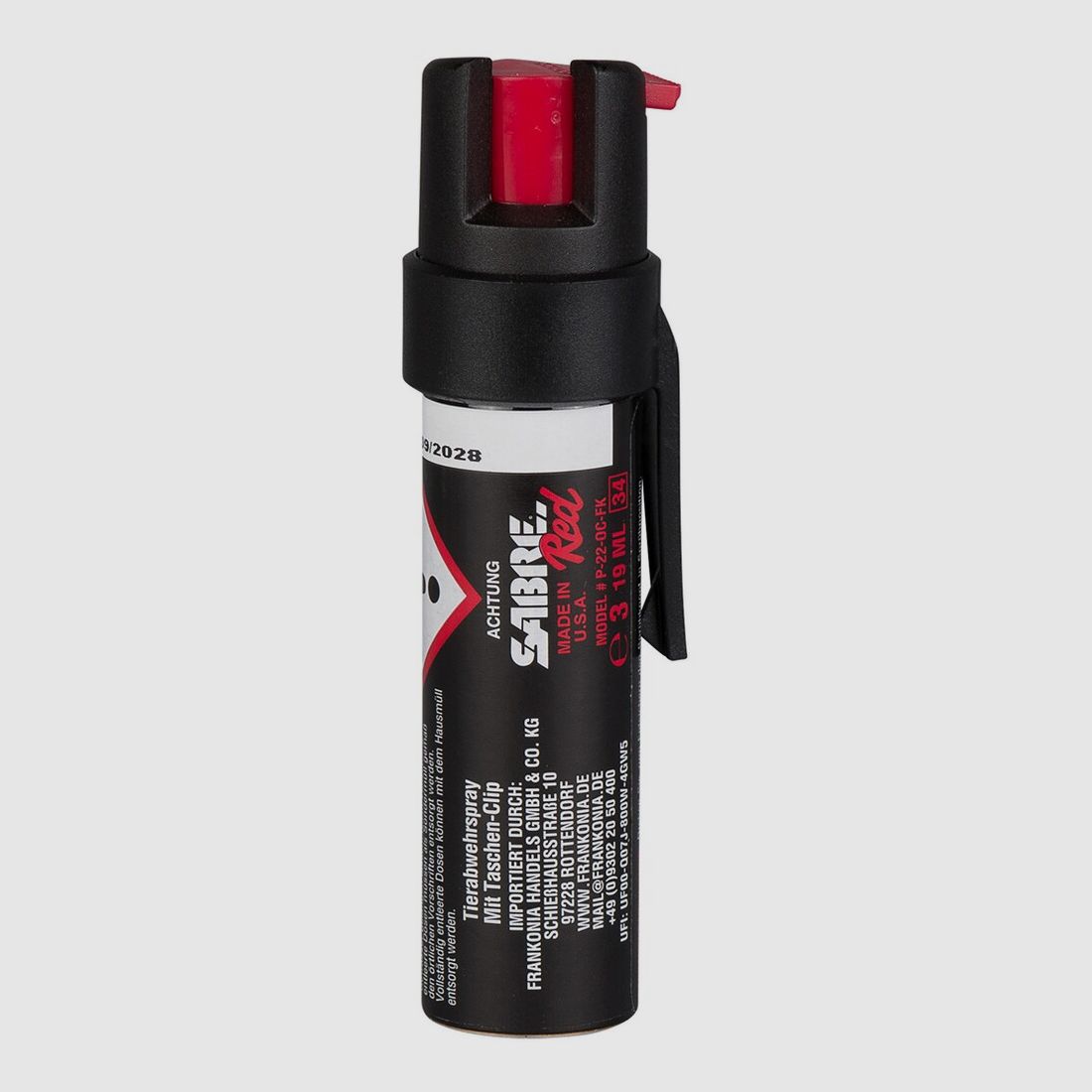 Sabre Red defense spray with clip, image 6 of 7