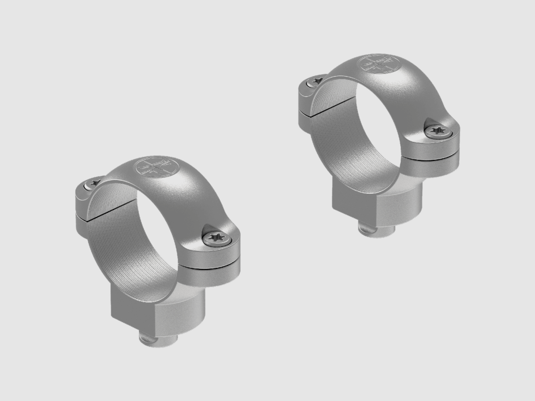Leupold QR Anneaux de montage 1 pouce Argent Moyens, image 1 sur 2