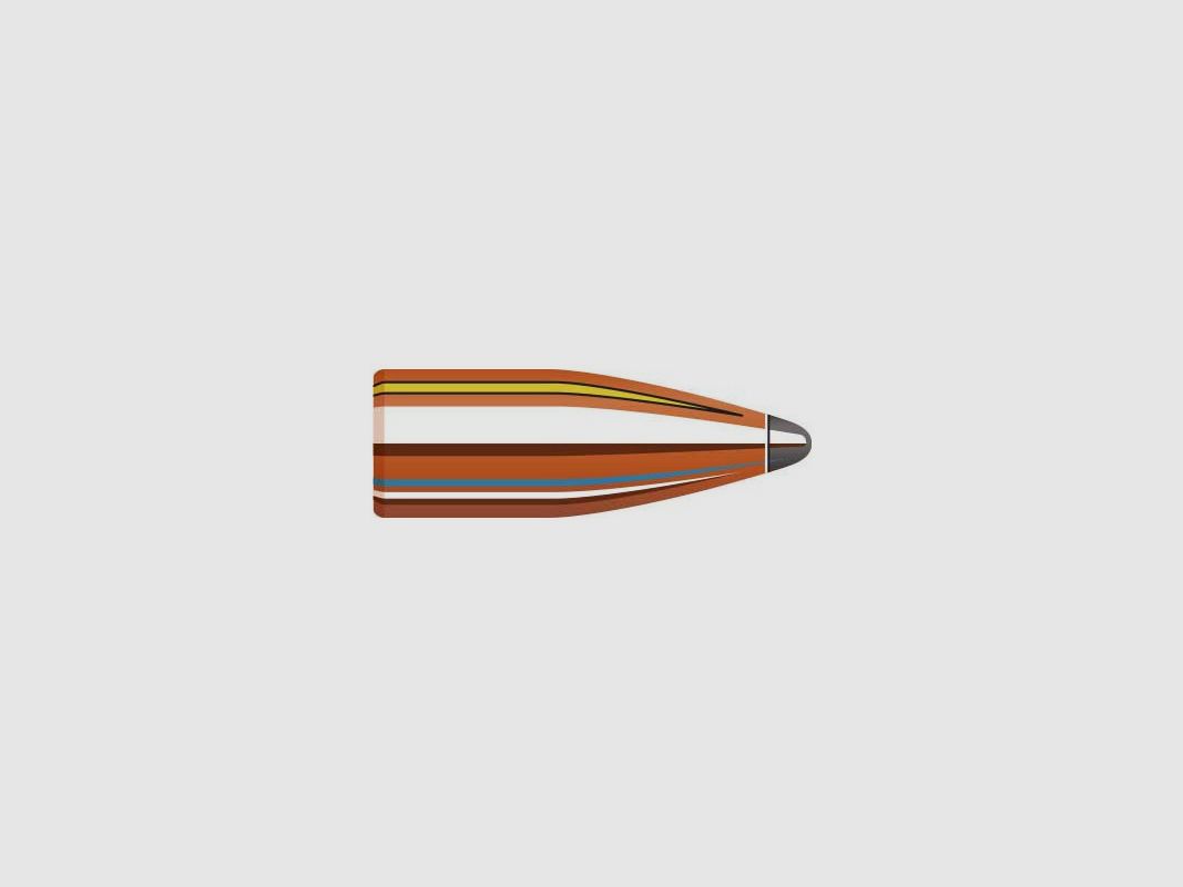 BOX MIT 100 GESCHOSSEN HORNADY 22 KAL .224 50 GRS SP