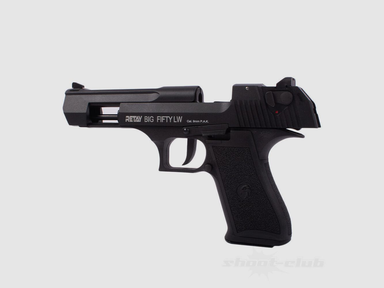 Retay Big Fifty LW Schreckschusspistole Kaliber 9mm P.A.K. brüniert