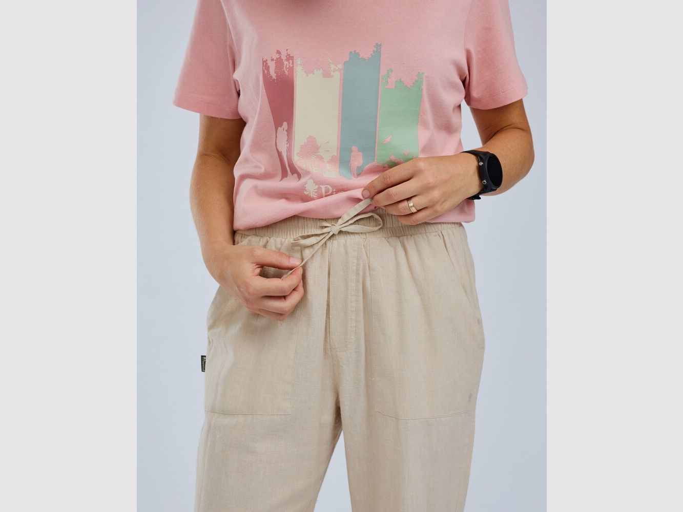 Pantaloni da donna Pinewood Värnamo InsectSafe (Lino Beige), immagine 4 di 7