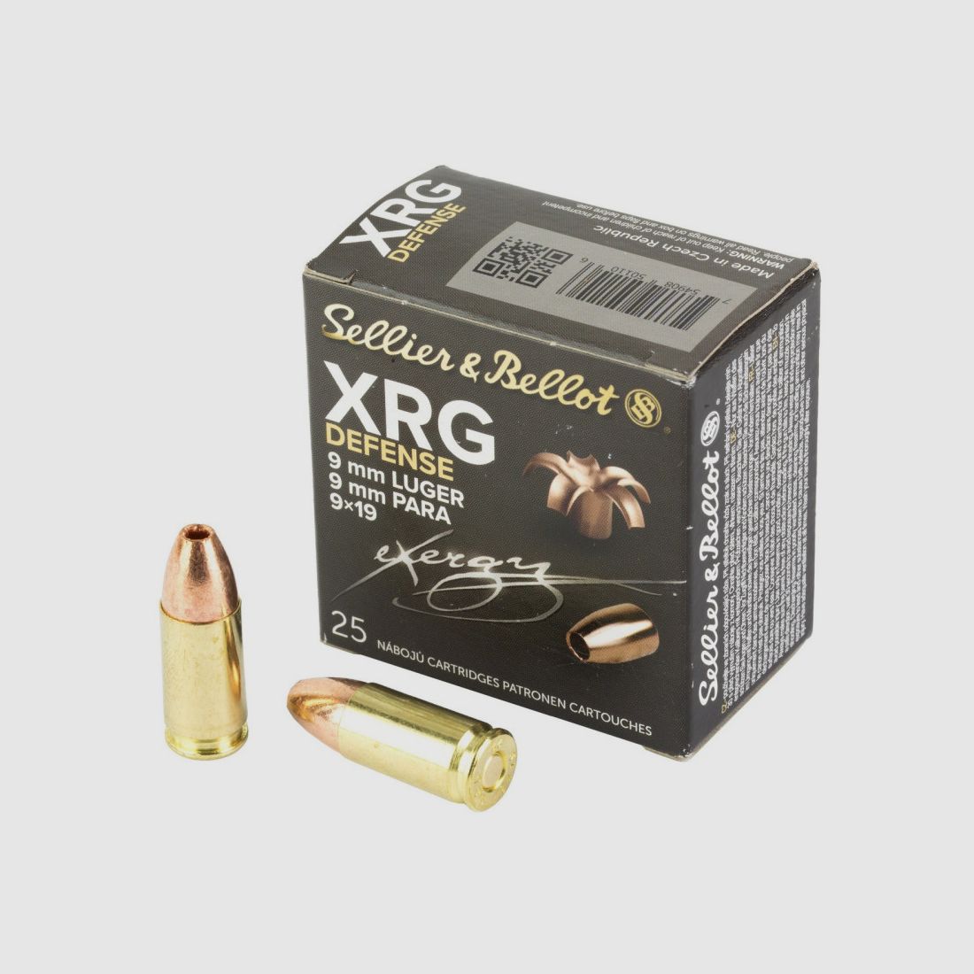 S&B CARICHE 9X19 XRG DEFENSE 100GR