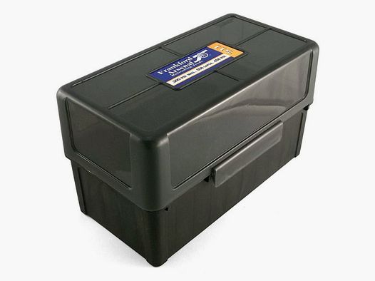 Scatola di stoccaggio Frankford Arsenal per 50 cartucce di calibro .300 Win Mag, .338 Lapua, .458 Win (511)