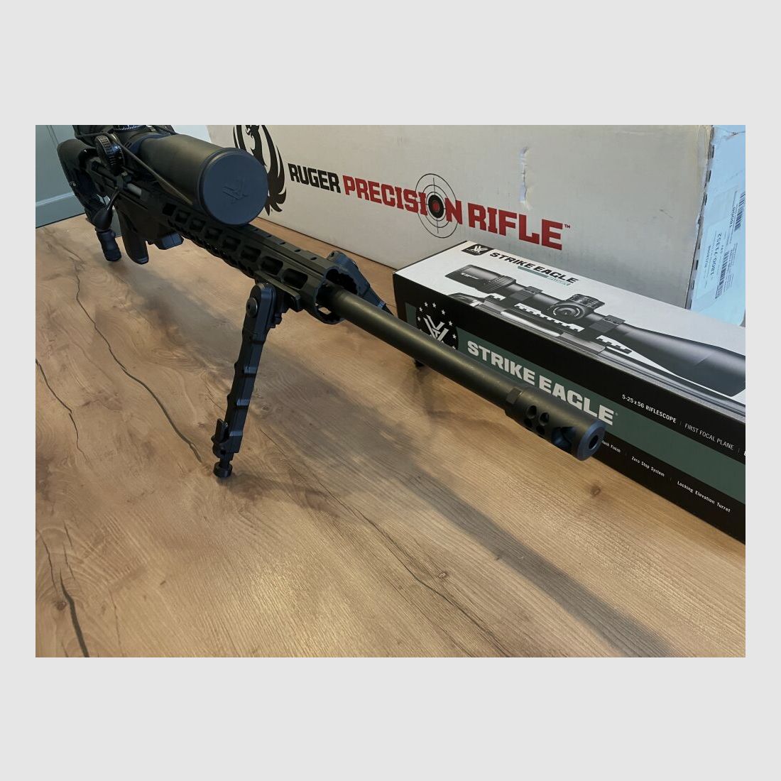 Ruger Precision Rifle inkl. Vortex 5-25x56 Strike Eagle und Zubehör	 6,5mmCreedmoor