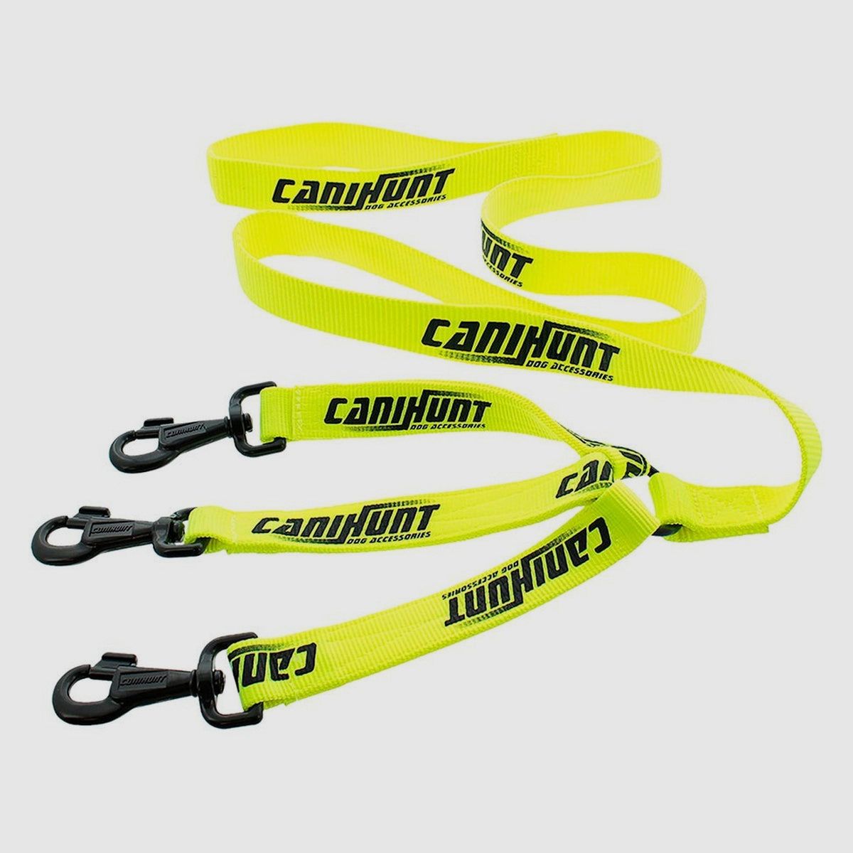 Flachriemen HUNTER - 3 Karabiner Canihunt, Bild 2 von 2