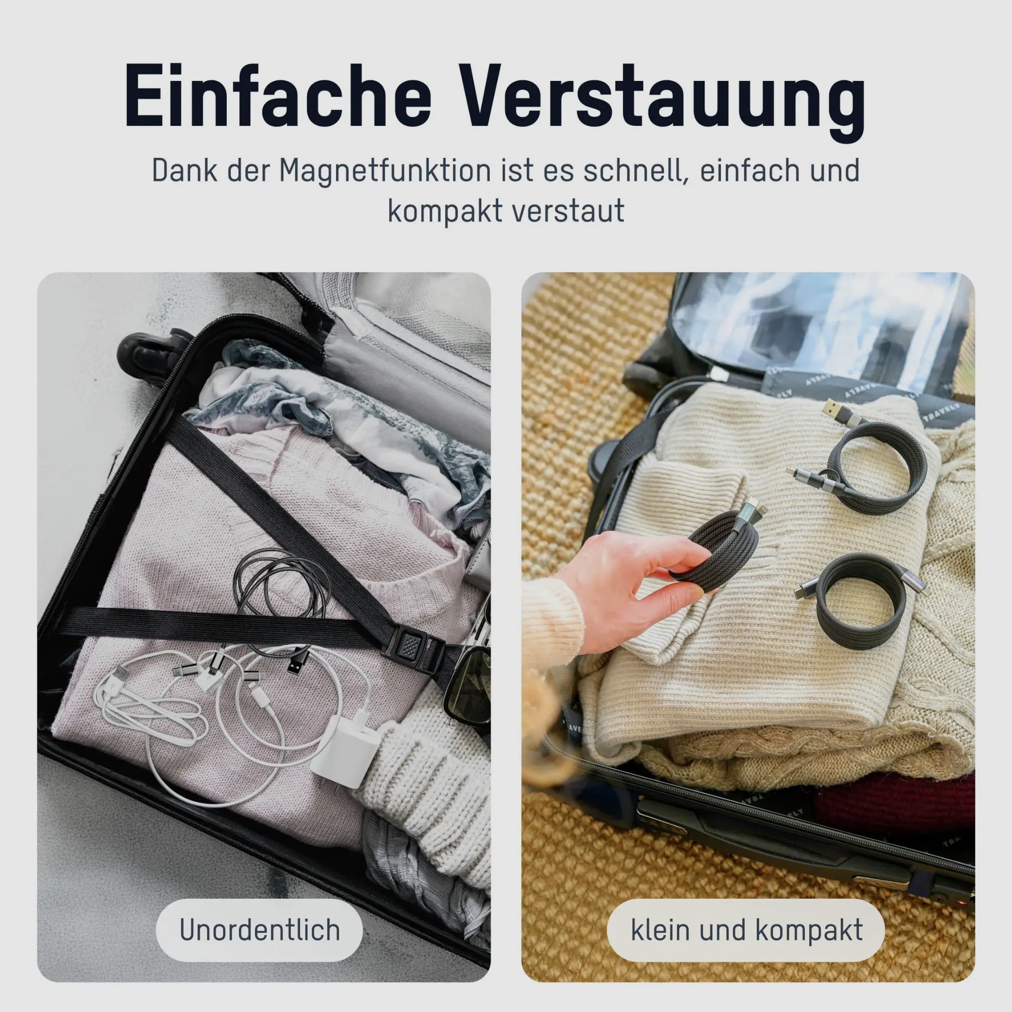 Ansmann Magnetisch USB-kabel