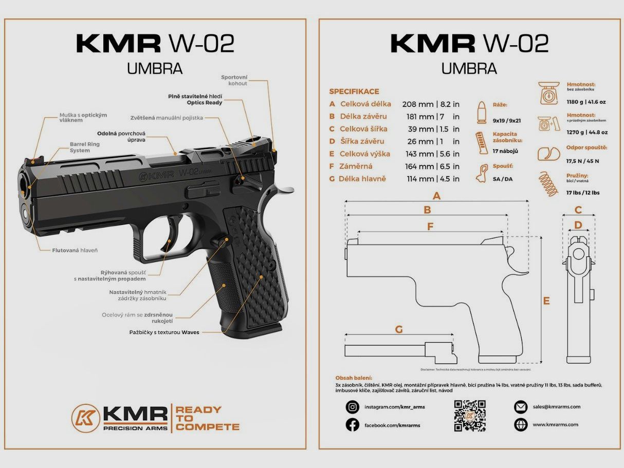 KMR W-02 UMBRA 9×19 OR, imagen 7 de 12