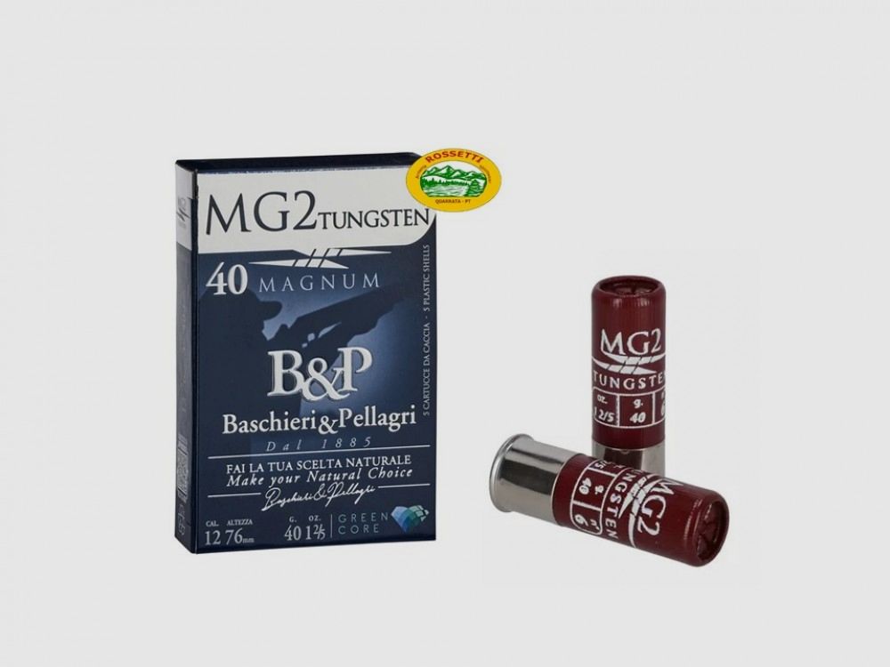 BASCHIERI & P. Tungsten Magnum Kal.12 gr.40 p.5 bleifrei Packung 5