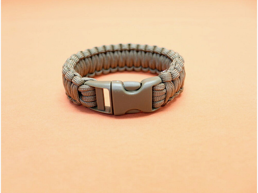 Unbekannt	 Survival Bracelet Coyote Brown 8" JG (09JG242) Paracord Armband mit Fastex-Verschluss