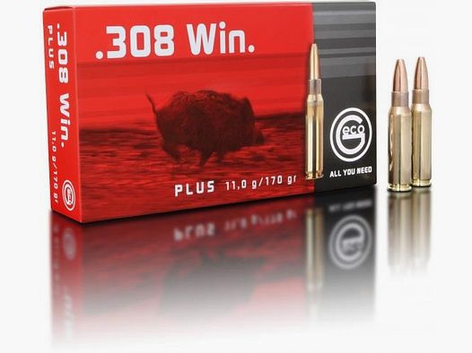 Büchsenpatronen Geco .308 Win Plus 11,0g,170gr. !!!