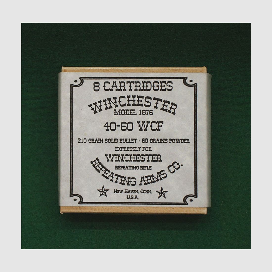 Replika	 Patronenschachteln 40-60 WCF Winchester