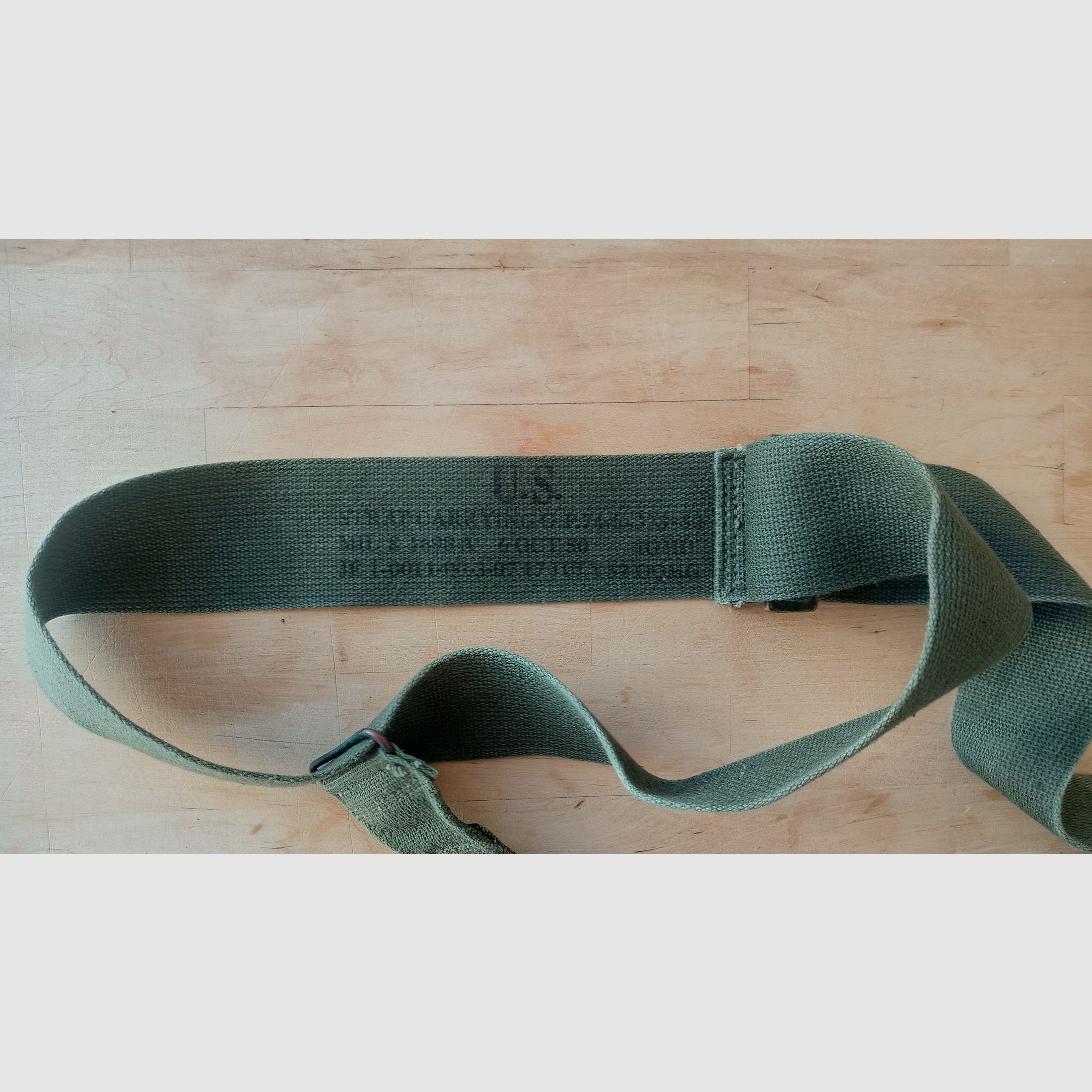 Originele US Army jaren '50 vintage geweerriem / wapenriem // Vietnamoorlog en Koreaoorlog / Thompson en M16