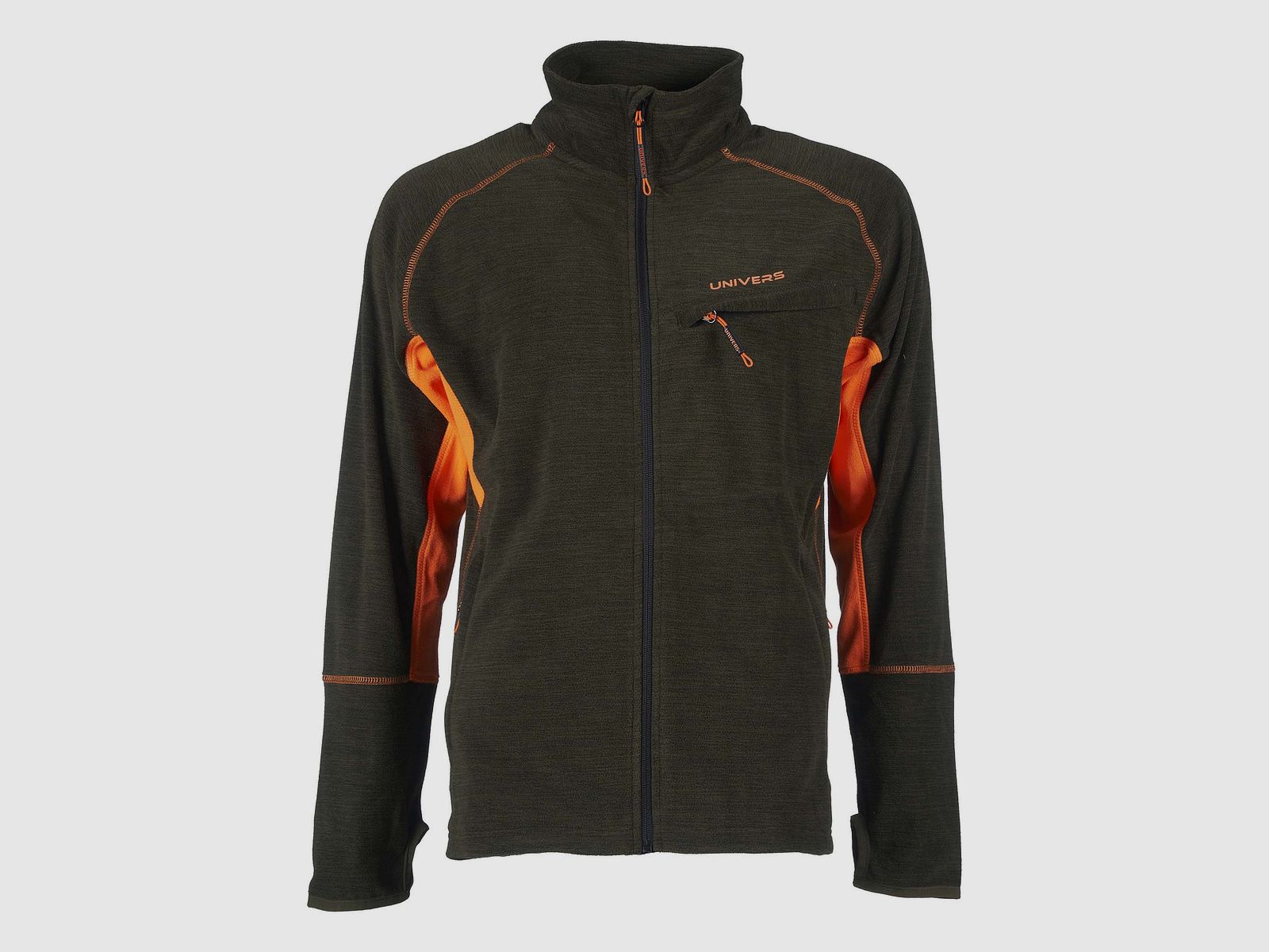 UNIVERS FLEECE CHAMONIX GREEN/ORANGE, image 3 of 10