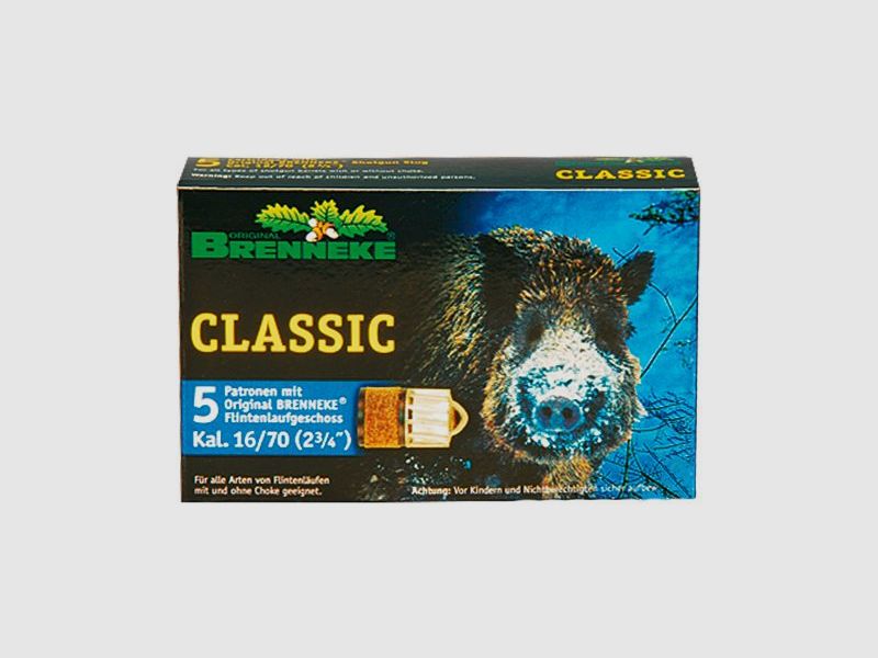Brenneke Classic 16/70 27g 5Stk., Bild 1 von 2
