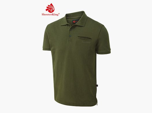 Shooterking Game Polo Shirt grün 5XL