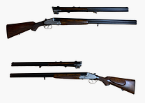 Mountain rifle Merkel-Suhl cal. 16.7x65R with ZF Schmidt & Bender 3-12x50 and interchangeable barrel