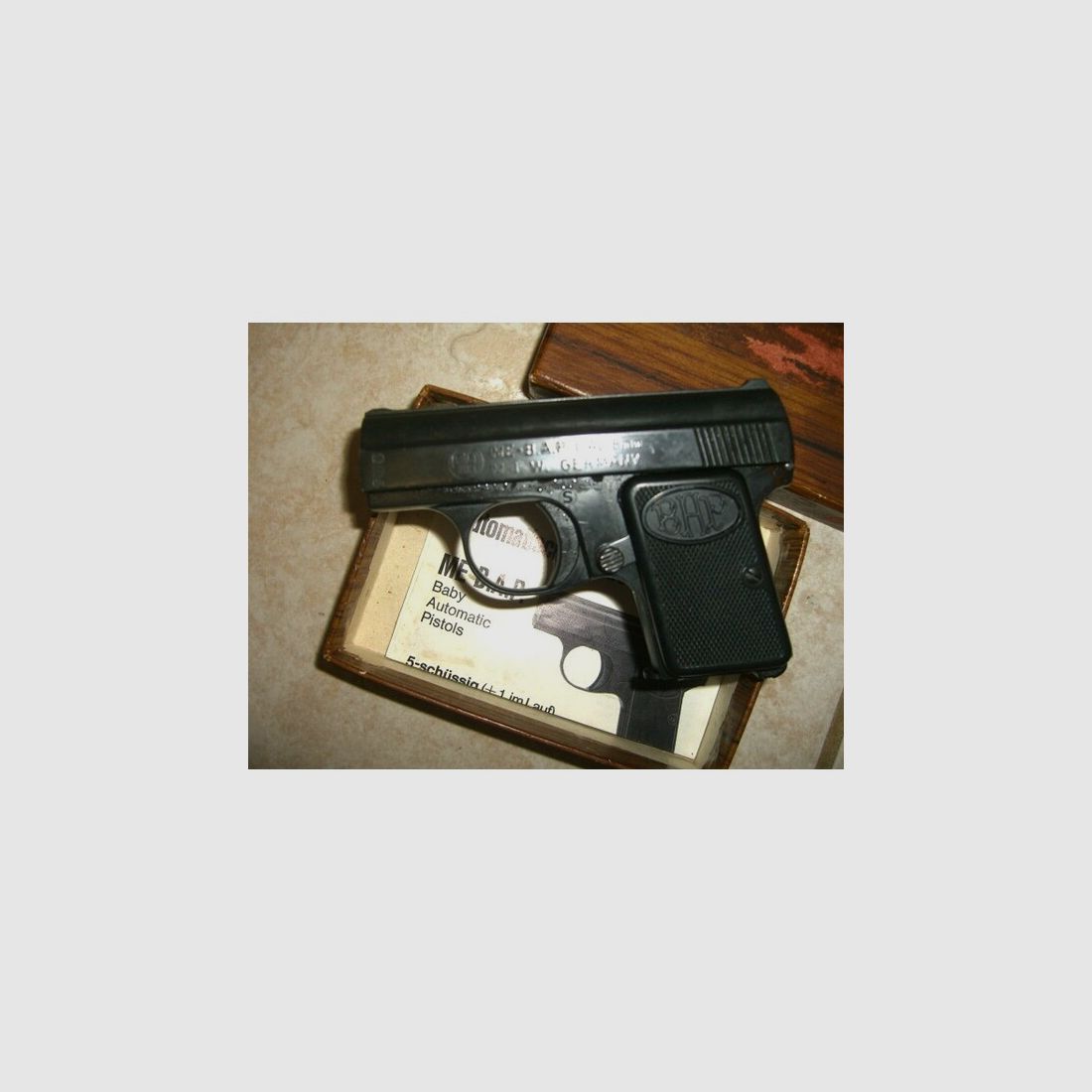 sehr seltene Pistole ME BAP  !!