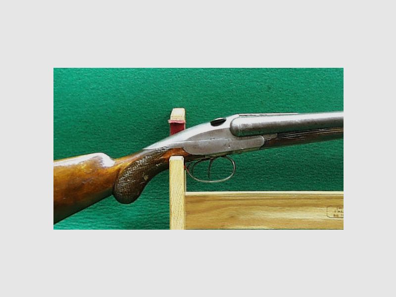 Charlin double-barrel shotgun, sliding lock