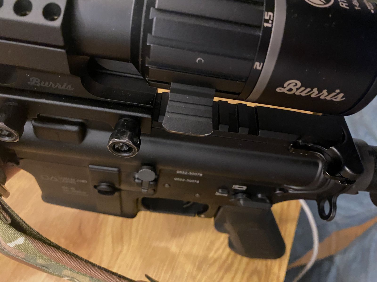 Burris RT-6 1-6x24mm, Ballisic AR, con montaje (sin FastFire 3)