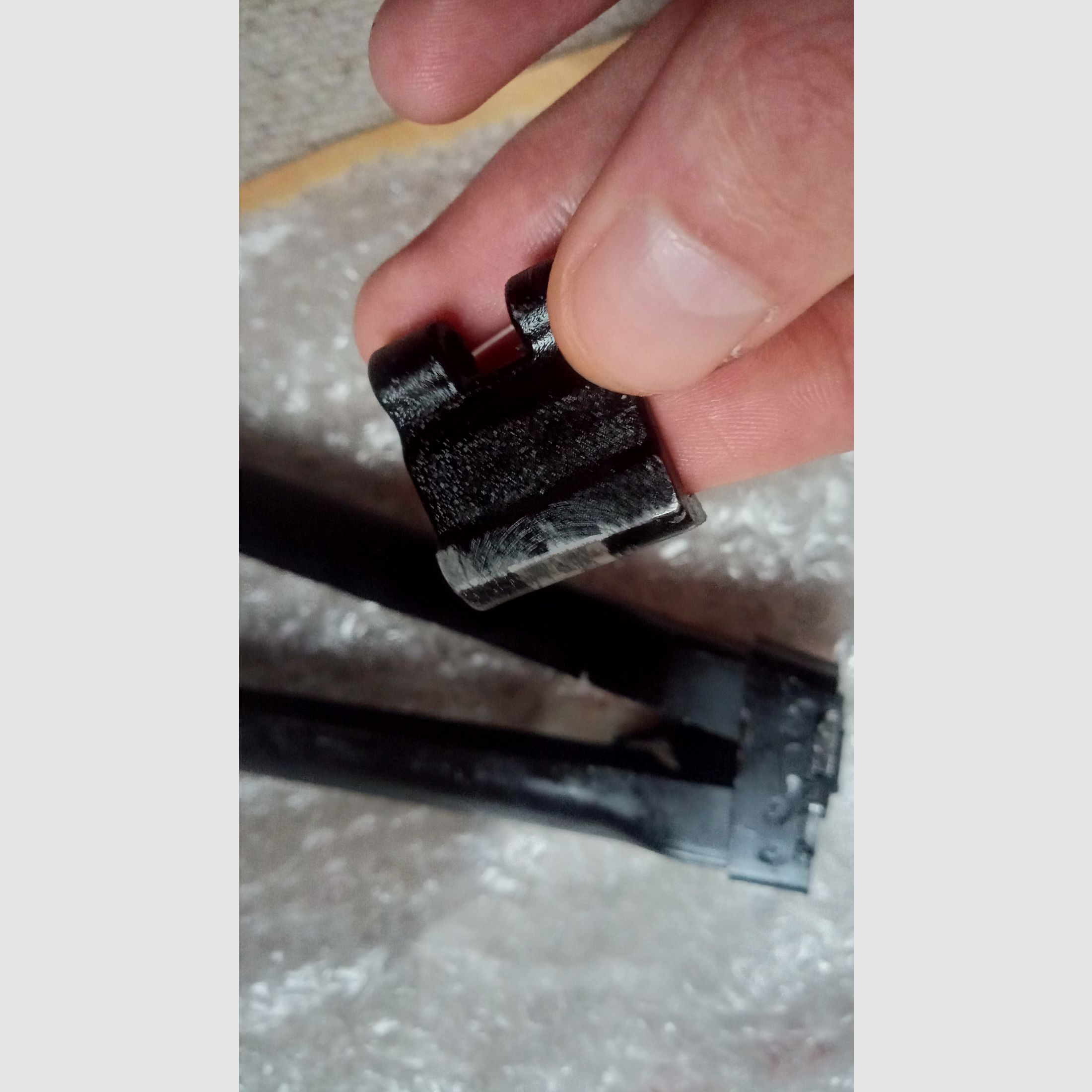 Russische 5,5 mm AKS-74 AKS-74u Skelettschouder / AK Krinkov Klapstoel vermoedelijk Tula (beschadigd)