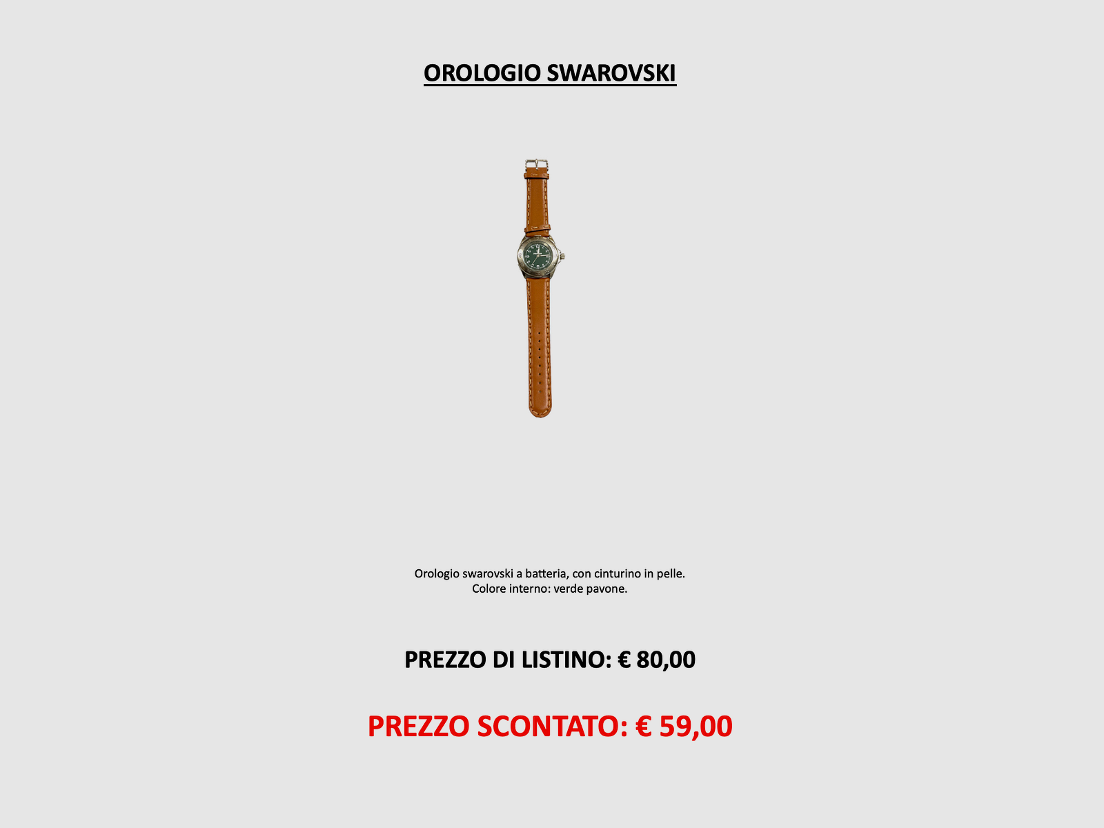 Swarovski – MONTRE SWAROVSKI, image 3 sur 3