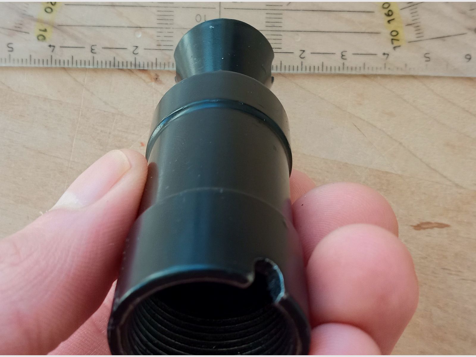 AKS-74u acciaio finto freno di bocca / booster di bocca // Krinkov amplificatore di rinculo freno di bocca 24x1,5 mm filettatura metrico RH / Yunker