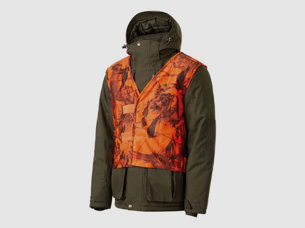 Stagunt Northgame Jagdjacke wasserdicht mit fluoreszierender Weste, Bild 5 von 14