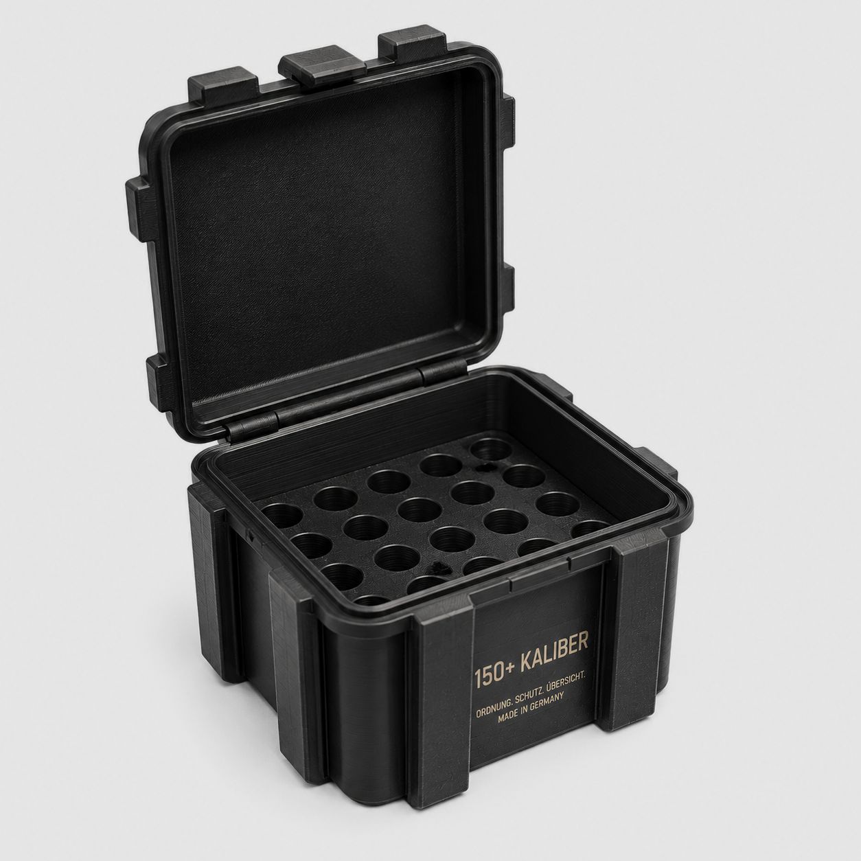 Filamelt ammunition box / 8x68mm S / 'flip lid' / cartridge box, ammo box